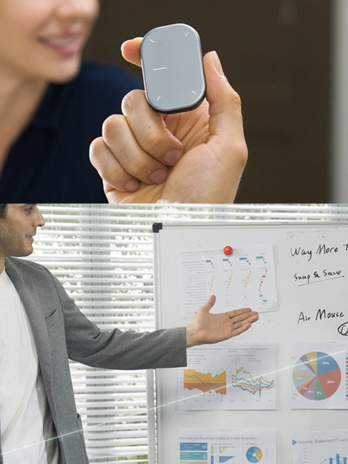 KI intelligente Stimme Büro Rede Bluetooth Laserpointer Aufnahme