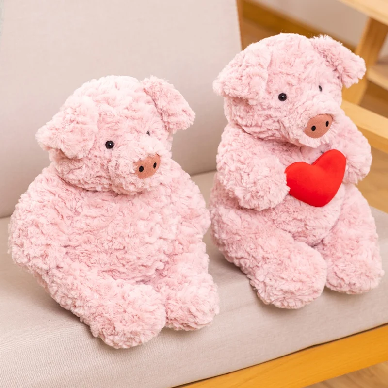 

30cm Super Cute Pink Pig Plush Toys Soft Stuffed Animals Cartoon Piggy Baby Appease Doll Sleeping Pillow for Kids Birthday Gifts