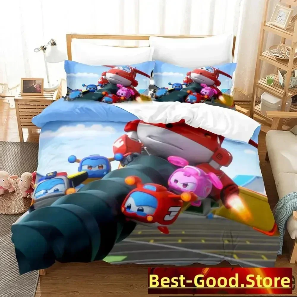 

3D Print Super Cartoon Wings Bedding Set Duvet Cover Sheet Printed Bed Set Pillowcase Bed Full Queen King Size Comforter Bedroom