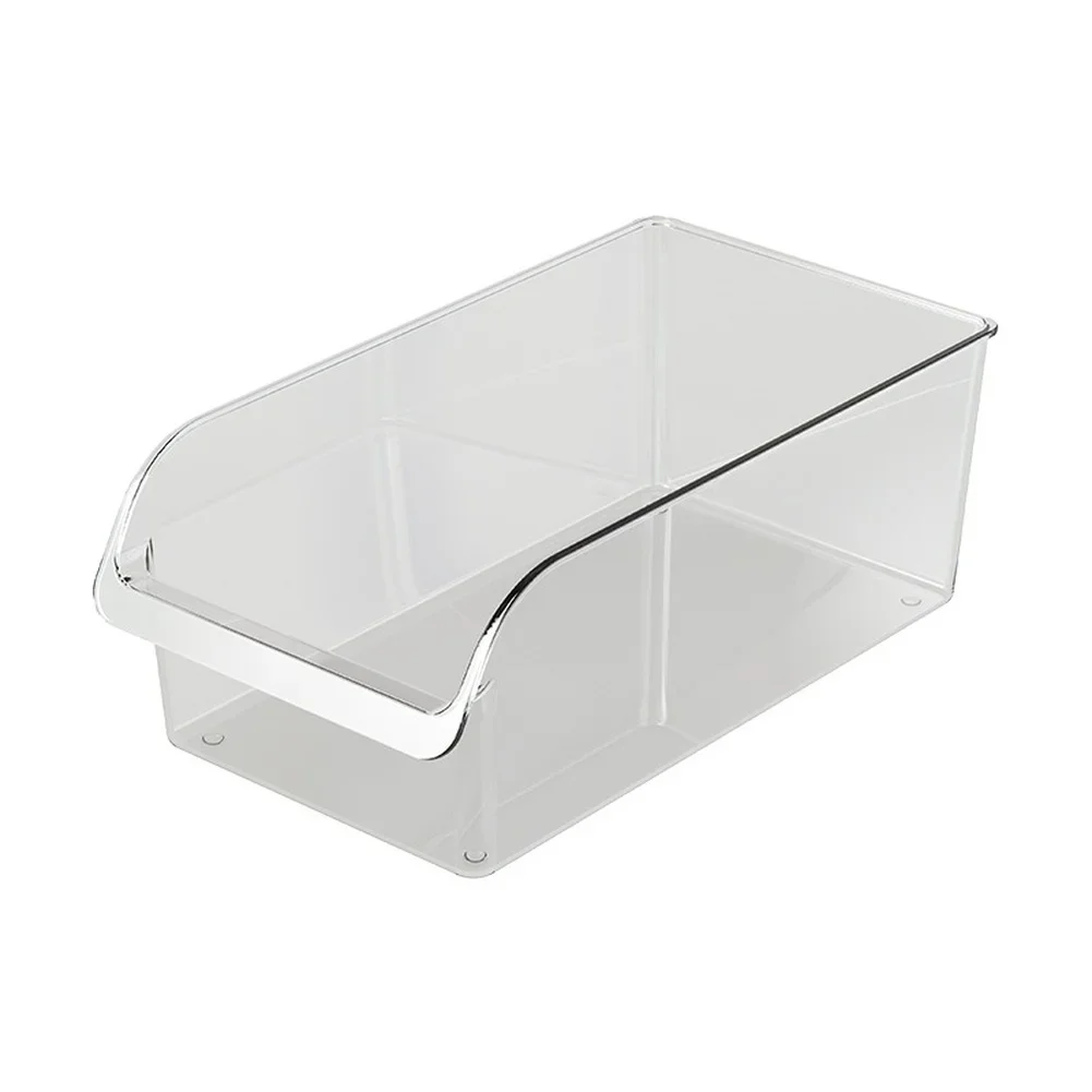 Transparent Refrigerator Storage Box Drawer Style for Efficient For Food Organization and Easy Pull Out Access