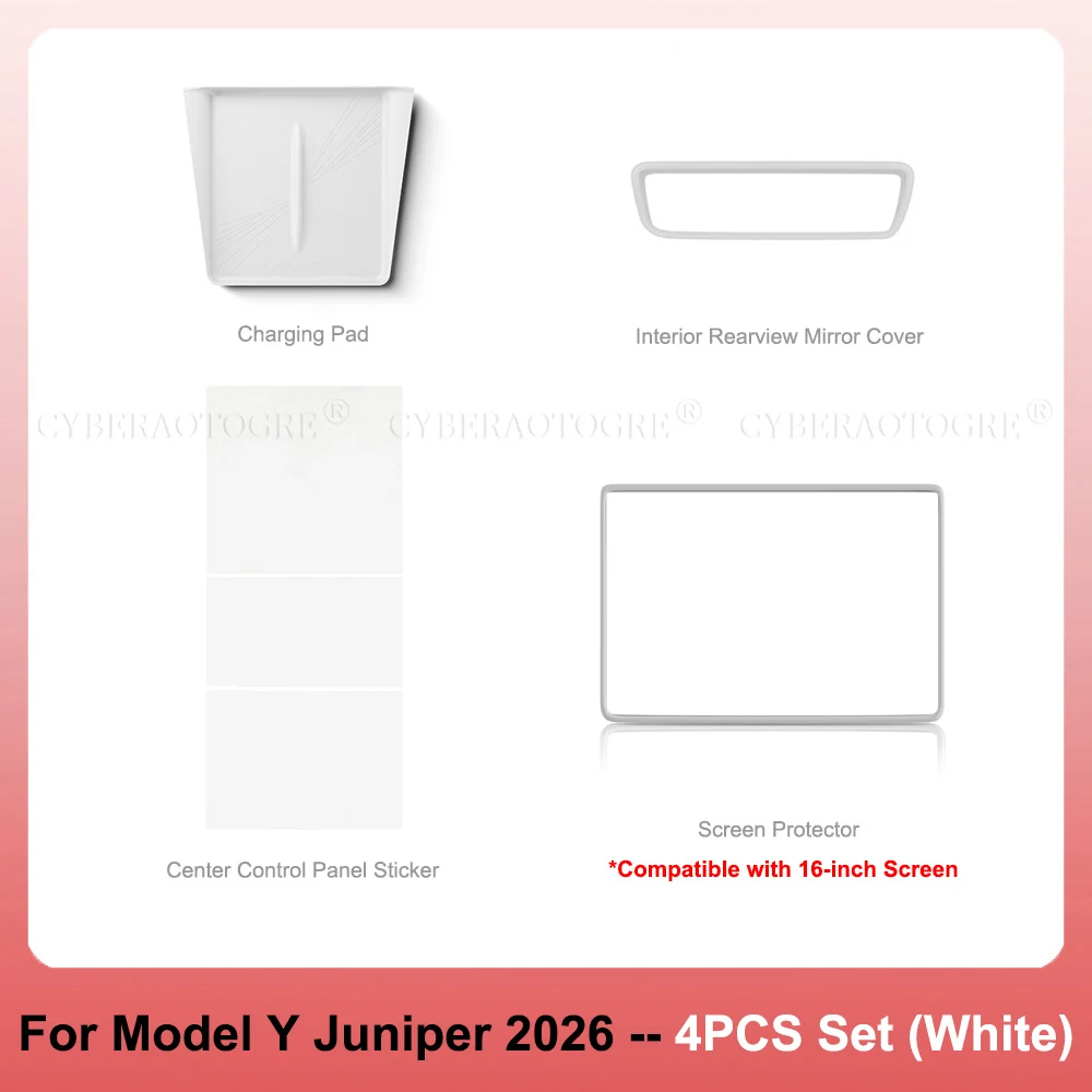 4PCS White