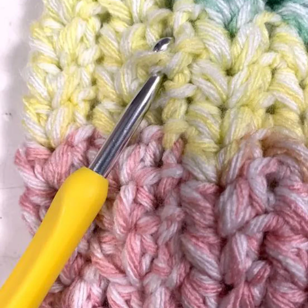 9Pcs Plastic Crochet Hooks DIY Sweater and Slipper Knitting Needles Handmade Craft Knitting Tools Crochet Set S003837