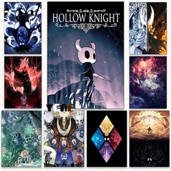 Hollow Knight Video Game Poster Canvas Prints Hollow Knight Gaming Wall Art Decor Kids Room Gaming Room Artwork Wall Decoration