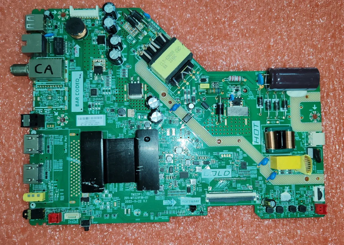 TM221F1 mt9221   201-MT221F1N-03/02/03  201-MT221F5N-01 LED Three in One TV Motherboard, 5 Specifications Check Number Photos