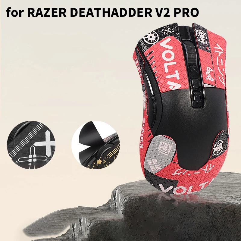 Mouse Grip Tape Skate Handmade Sticker Non Slip Suck Sweat For Razer Viper Ultimate DeathAdder V2 PRO Wireless Mouse