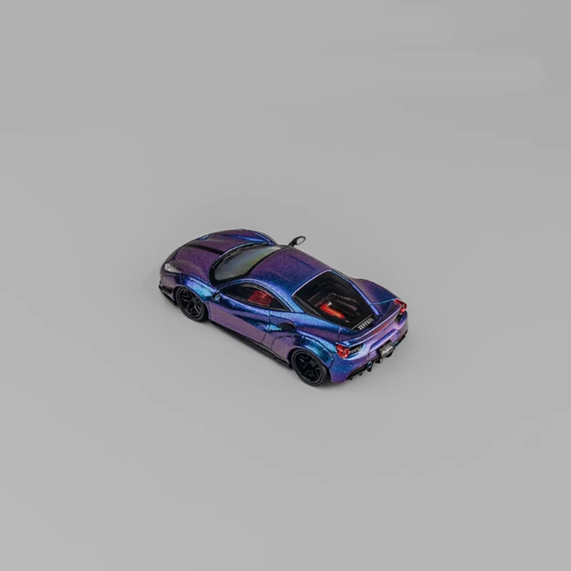 ダイキャスト 1:64 スケール LBWK 488 LB488 シミュレーション合金車モデル静的ディスプレイグッズおもちゃギフトお土産装飾飾り