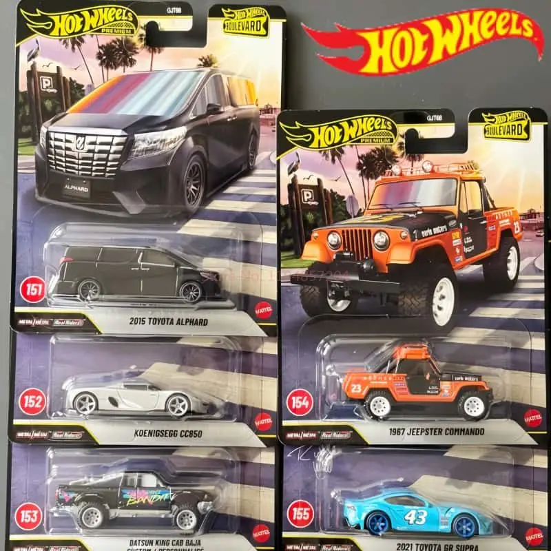 

2026 Hot Wheels GJT68 Boulevard 31 Series Die Casting Toyota Koenigsegg Model Car Toy Collection Surprise Model Car Toy Boy Gift