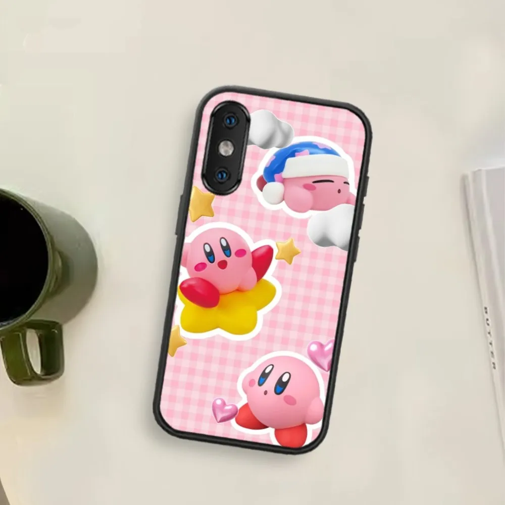 P-Pink K-Kirby game Phone Case For Xiaomi Redmi K40 pro 12S ULTRA pro 5G black cover