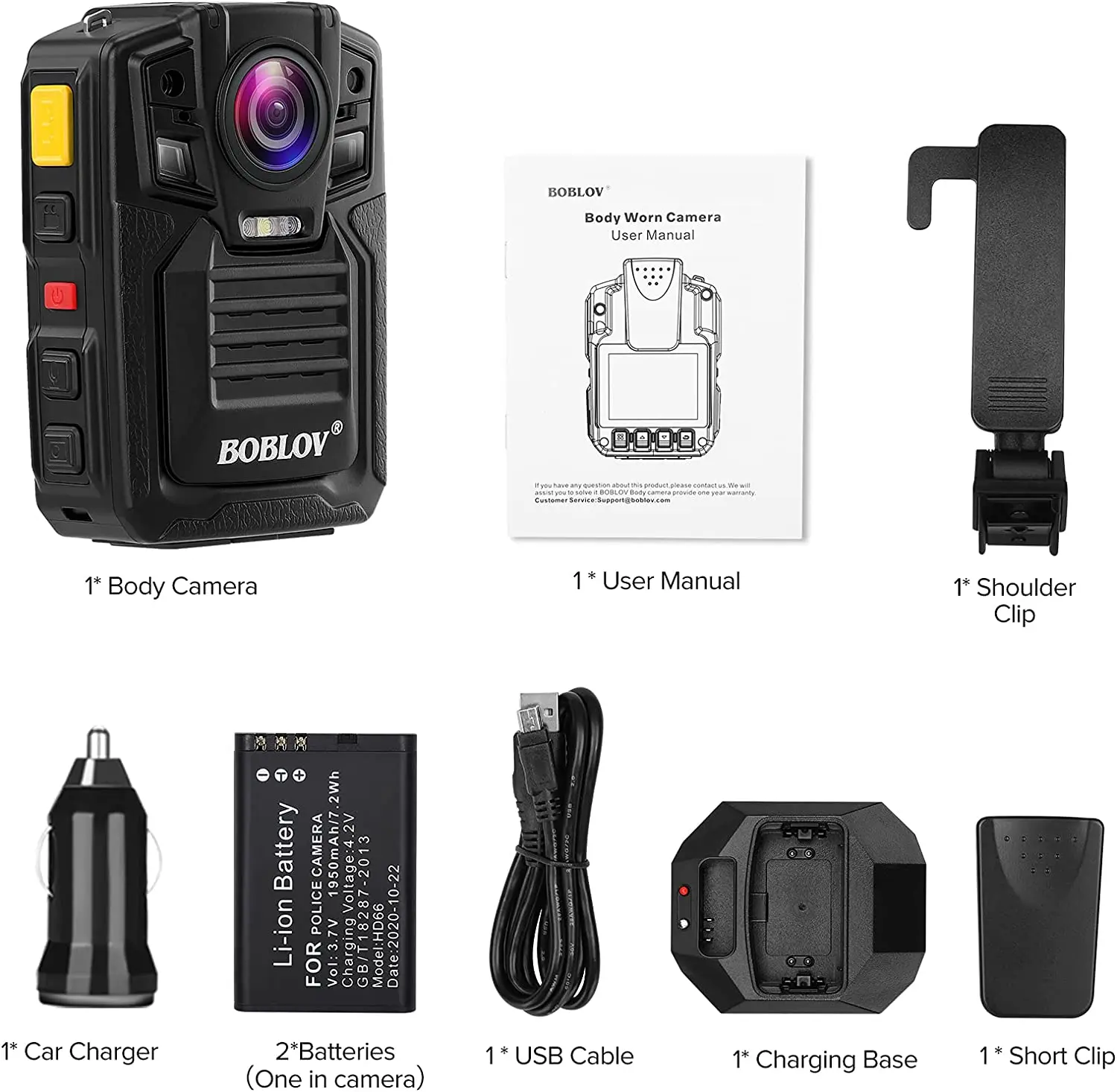 Imagem -06 - Boblov-mini Câmera Resistente à Gota Impermeável Gravador de Vídeo 170 ° Grande Angular Infravermelho Visão Noturna Bodycam no Peito Hd66 d7 2k Ip68