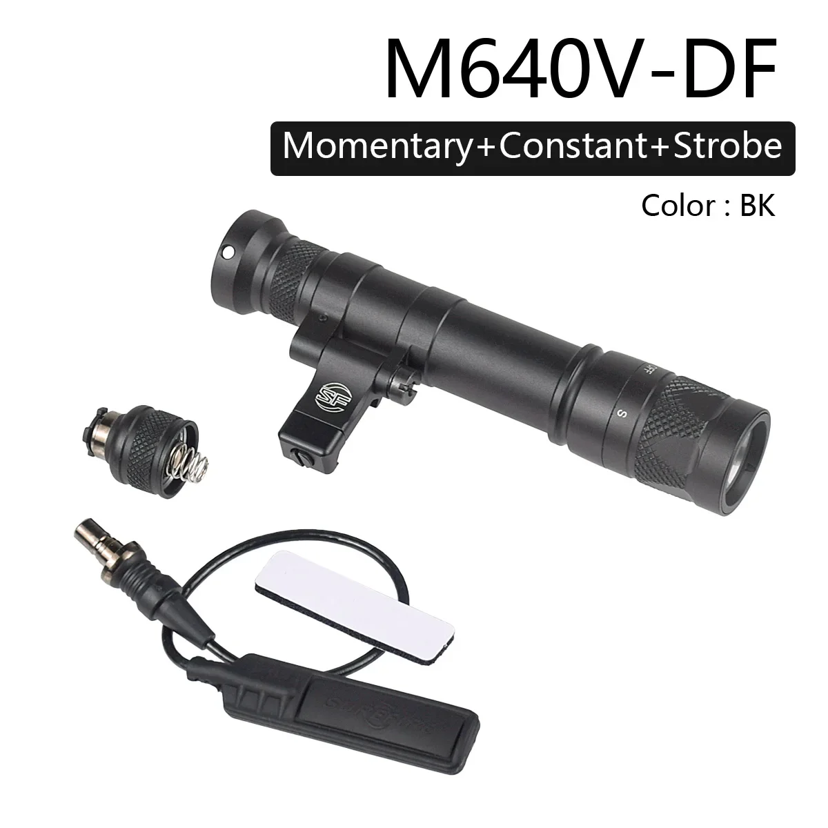 Tactical Surefir Airsoft M600 M300 M640DF M640V M340V M340C Led Scout Light 20mm Picatinny Rail MLOK Mount Weapon Light Hunting - Image 6