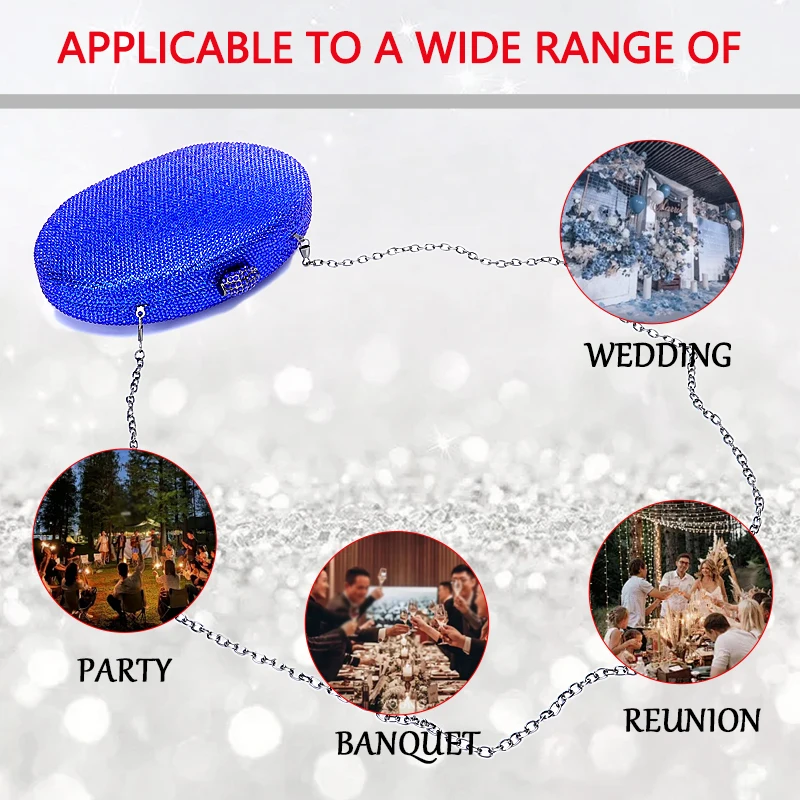 New Mini Rhinestone Banquet Wallet Luxury Diamond Evening Bag Stone Clutch Wedding Bridal Party Crystal Evening Bag