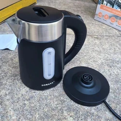 Household Electric Kettle With Insulation,Fast Heating,Automatic Power-Off Small Portable Office Stainless Steel Electric Kettle