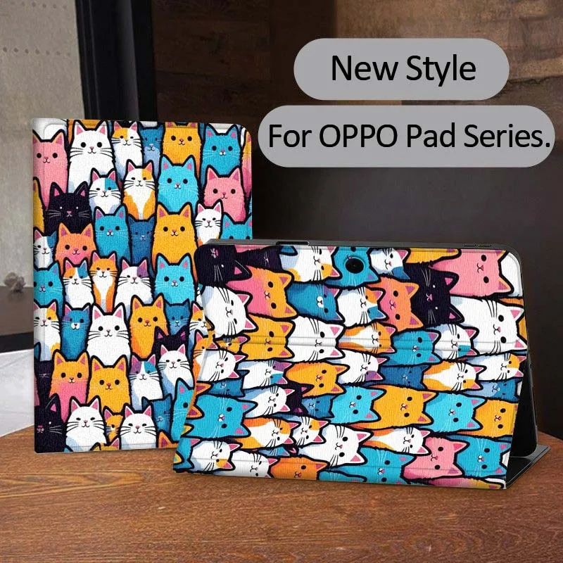 

Animal Filled Pattern For OPPO Realme Pad 3 11 2 4 Pro Air Neo SE X 11.61 11.4 12.1 13.2 Inch Tablet Case