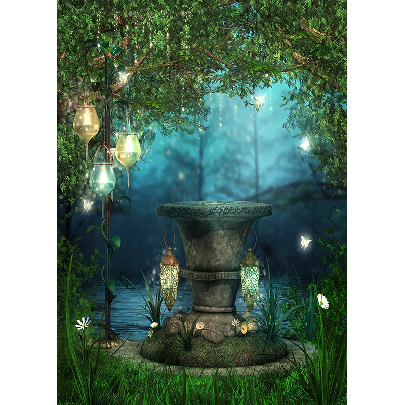 Shengyongbao Forest Wondland เทพธิดานางฟ้ามายากลภาพถ่ายฝันฉากหลังฉากหลังถ่ายภาพสตูดิโอ MHK-02อุปกรณ์ประกอบฉาก