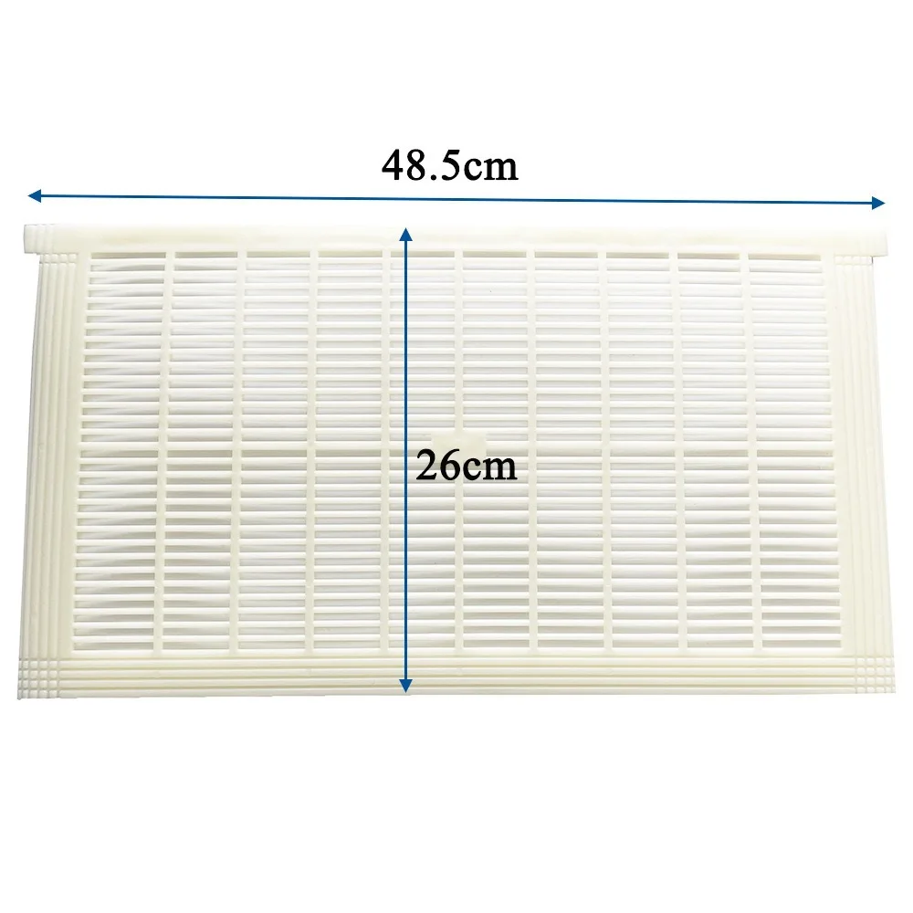 Beekeeping Tools Plastic Cut Vertical King Plate Optional Queen Bee Escape Fence for King Separator