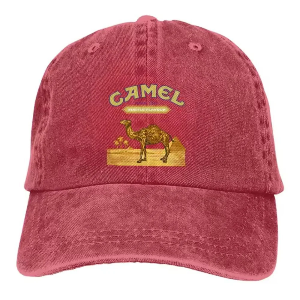 Solid Color Retro Wash Camel Baseball Hat For Unisex Make Vintage Denim Styles Driver Outdoor Travel Animal Printed Duckbill Cap