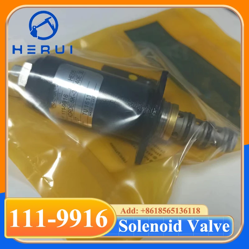 

111-9916 121-1490 121-1491 Excavator Hydraulic Pump Solenoid Valve for 1119916 1211490 1211491