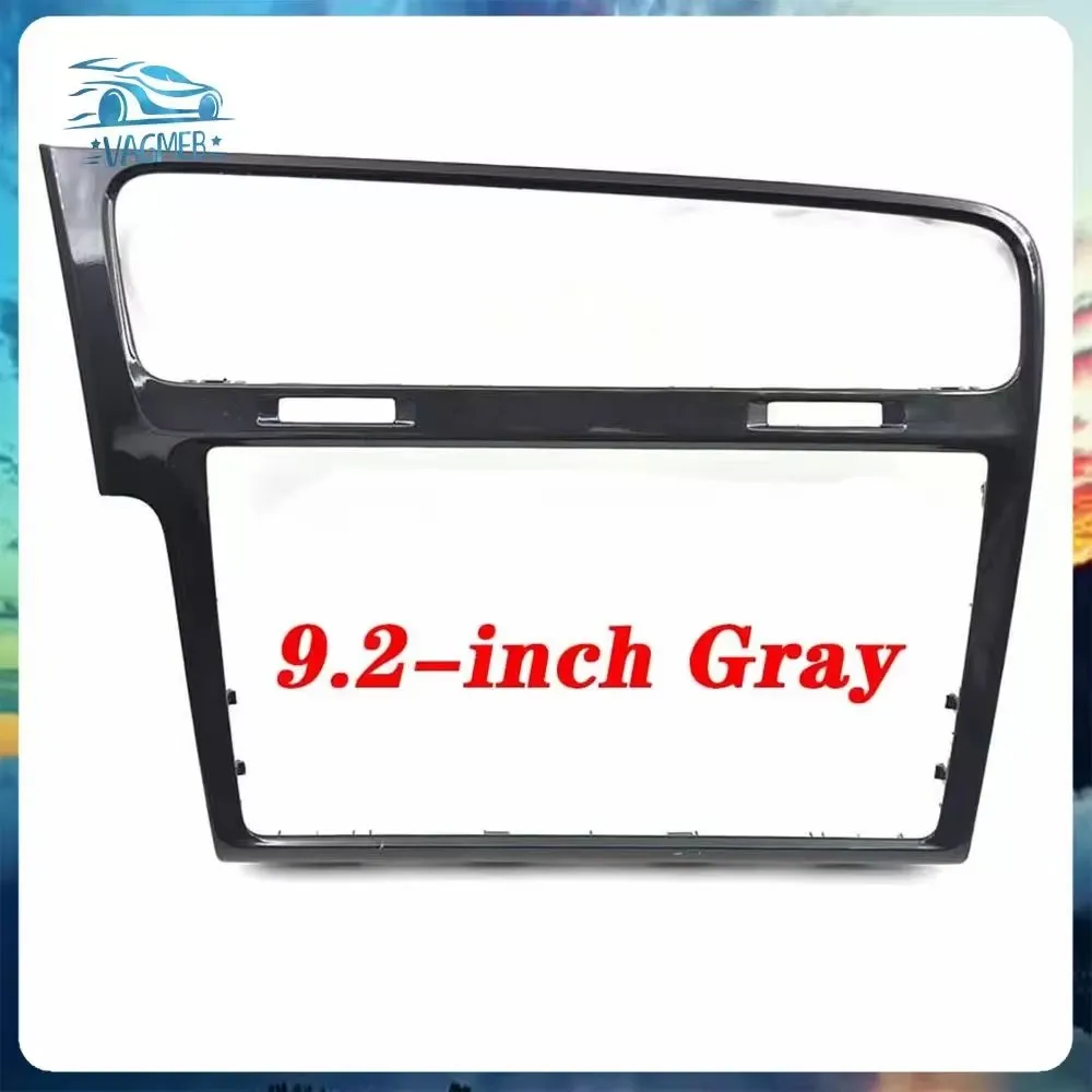 5G2819743G For VW Golf MK7 7 .5 RHD LHD Right-hand drive Piano paint Black 9inch 8inch Scieen Trim frame Radio Panel Air outlet5