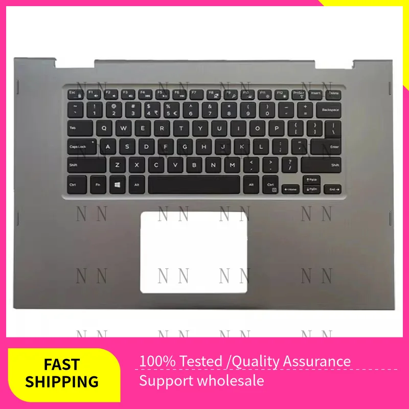 

LZLWB 00HTJC Palmrest for Dell Inspiron 15 5000 5568 5578 5579 Keyboard Backlit US
