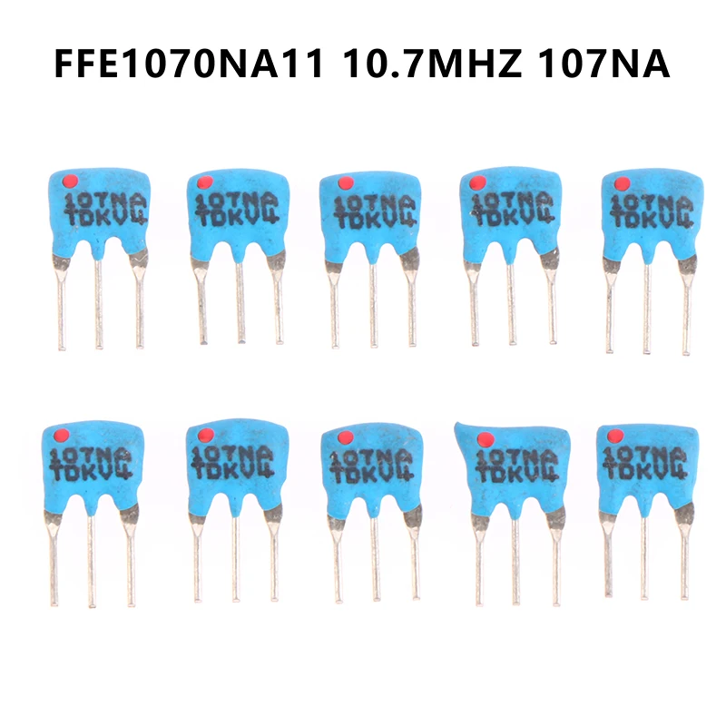 10 buah baru 10.7M TNK 10.7 230 MHZ 107NA Filter keramik 3P Bandwidth K