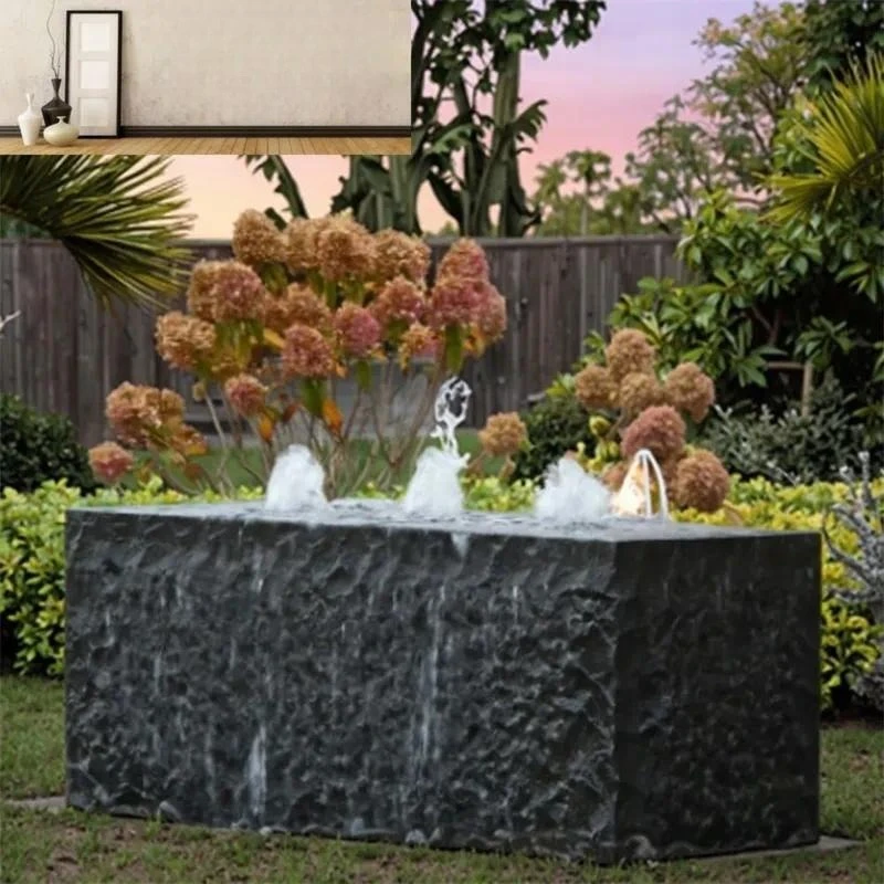 Courtyard and Courtyard Project Outdoor Carving Waterfall Fountain Garden Decoration Landscape Decoration