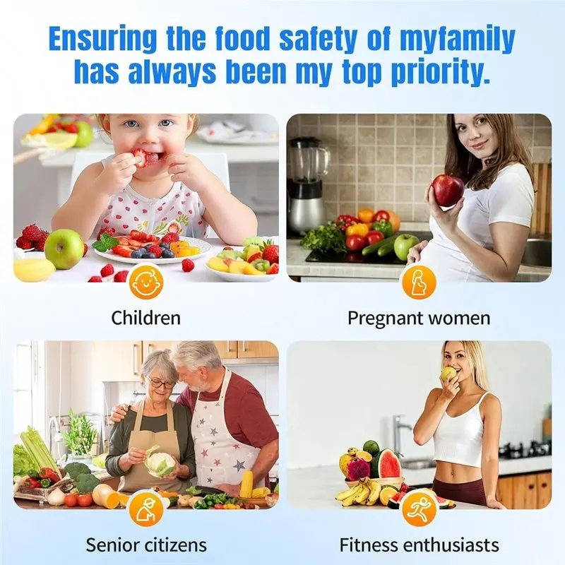 A84G-Wireless Capsule Fruit& Veggie Cleaner,With Titanium Electrolysis Purification-For Home Kitchen Produce Purifier
