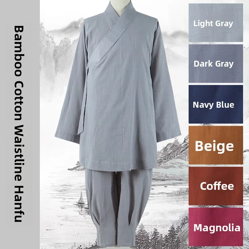 conjunto-de-tunica-holgada-sin-mangas-de-bambu-y-algodon-monk's-summer-transpirable-absorbente-de-sudor-estilo-monastico-p