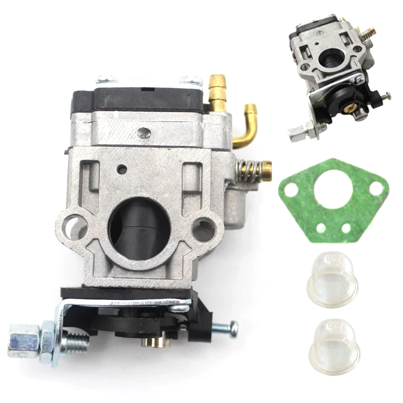 15mm Carburetor Kit for Brushcutter 43cc 49cc 52cc Brush Cutter Debarker Chainsaw Motorcycle Accessories Carburetors Parts