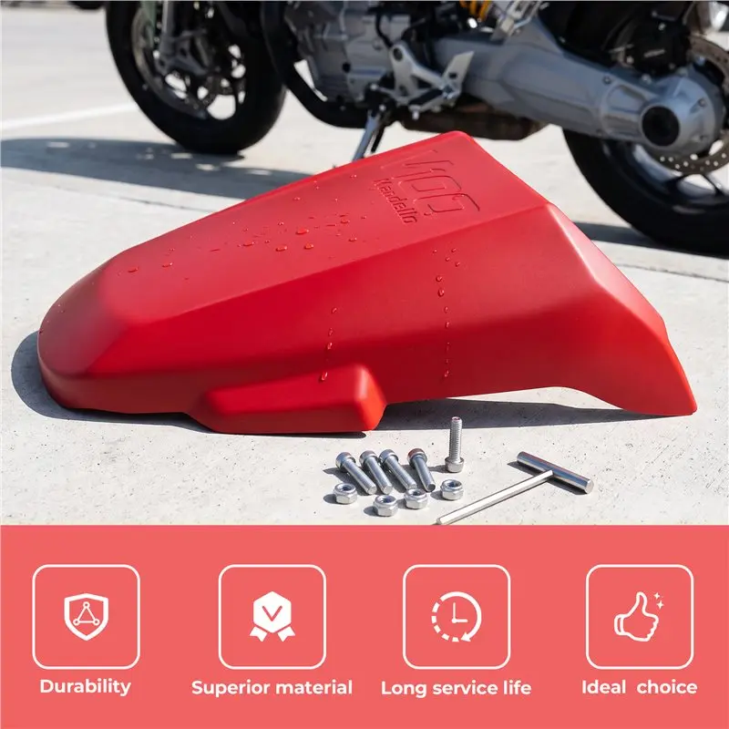 NEW HOT In Stock-For Moto Guzzi V100 Mandello For Motorcycle Rear Seat Cover 2023-2026 Fitment Red