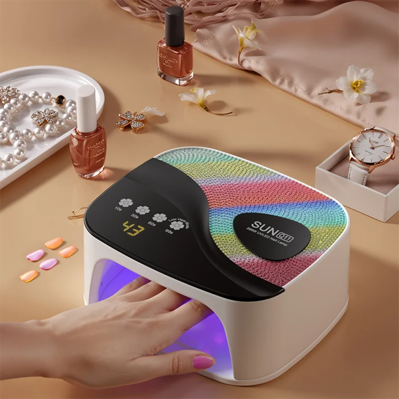 المنزلية 45 LED مسمار مصباح المهنية الأشعة فوق البنفسجية ضوء التجفيف السريع المحمولة تصميم الذكية الاستشعار مسمار ضوء معدات مجففات الأظافر