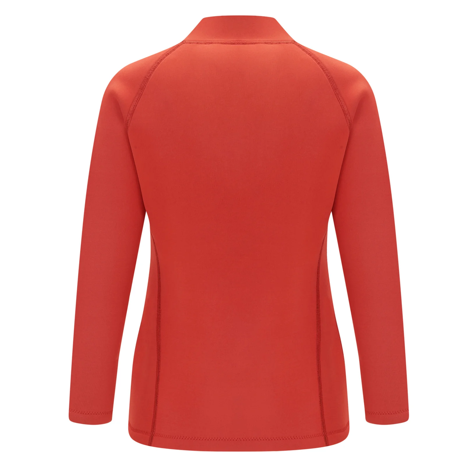 Mantel Renang Wanita 2Mm Pakaian Selam Neoprene Atasan Kerah Berdiri Lengan Panjang Jaket Termal Selancar untuk Berenang Pantai Menyelam Snorkeling