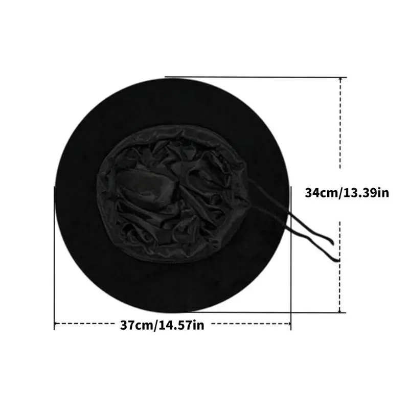 P9FE Doctoral Tam Bachelor Cap for PhD Graduation Comfortable Wear Breathable Lightweight Material Photo Props view 6