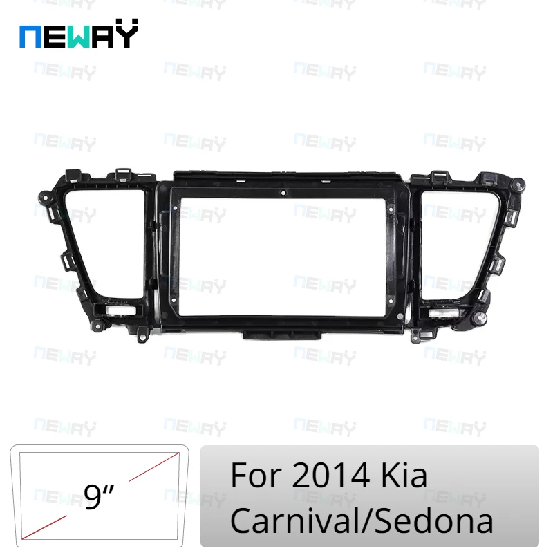 Car Dvd Player Multifunction Entertainment Universal Wire Fascia For 2014 Kia Carnival/Sedona 9 Inch Car Android Radios Car Fram