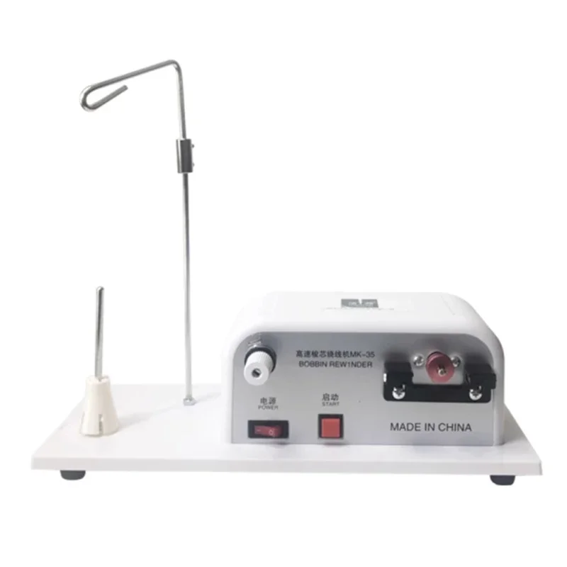 Bobinadora de hilo de coser, máquina de bobinado electrónico, MK-35, perforadora de núcleo de hilo de bordar