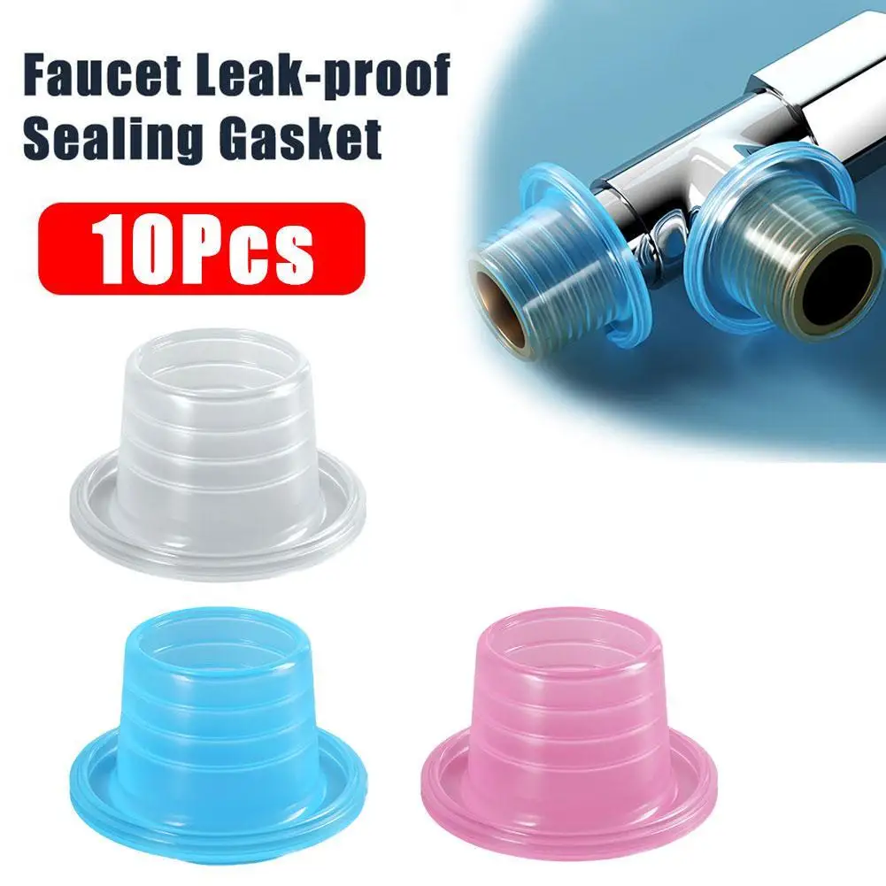 10Pcs Faucet Leak-Proof Sealing Gasket Anti-aging Silicone Waterproof Pipe Sealing Rings Faucet Connector Joint Accessory