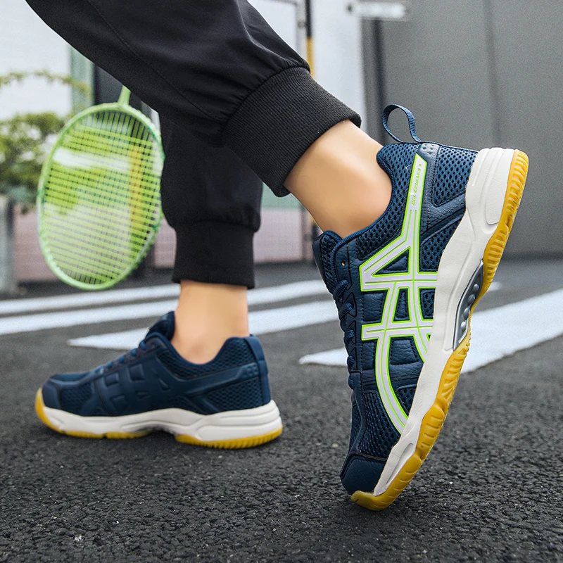 Badminton Shoes High Men Quality Table Tennis Shoes Professional Volleyball Shoes Outdoor Breathable Sneakers Indoor Golf