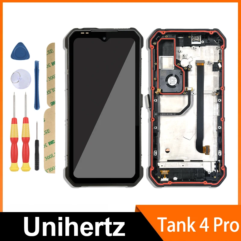 For Unihertz 8849 Tank 4 Pro/Titan 2/ LCD Display + Touch Screen + With Frame