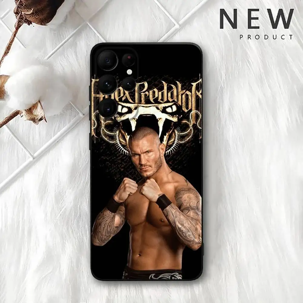 Étui de téléphone Randy Orton pour Samsung S 25,24,23,22,30,21,10,9,Ultra,Plus,Lite,FE,4,5G, coque souple noire