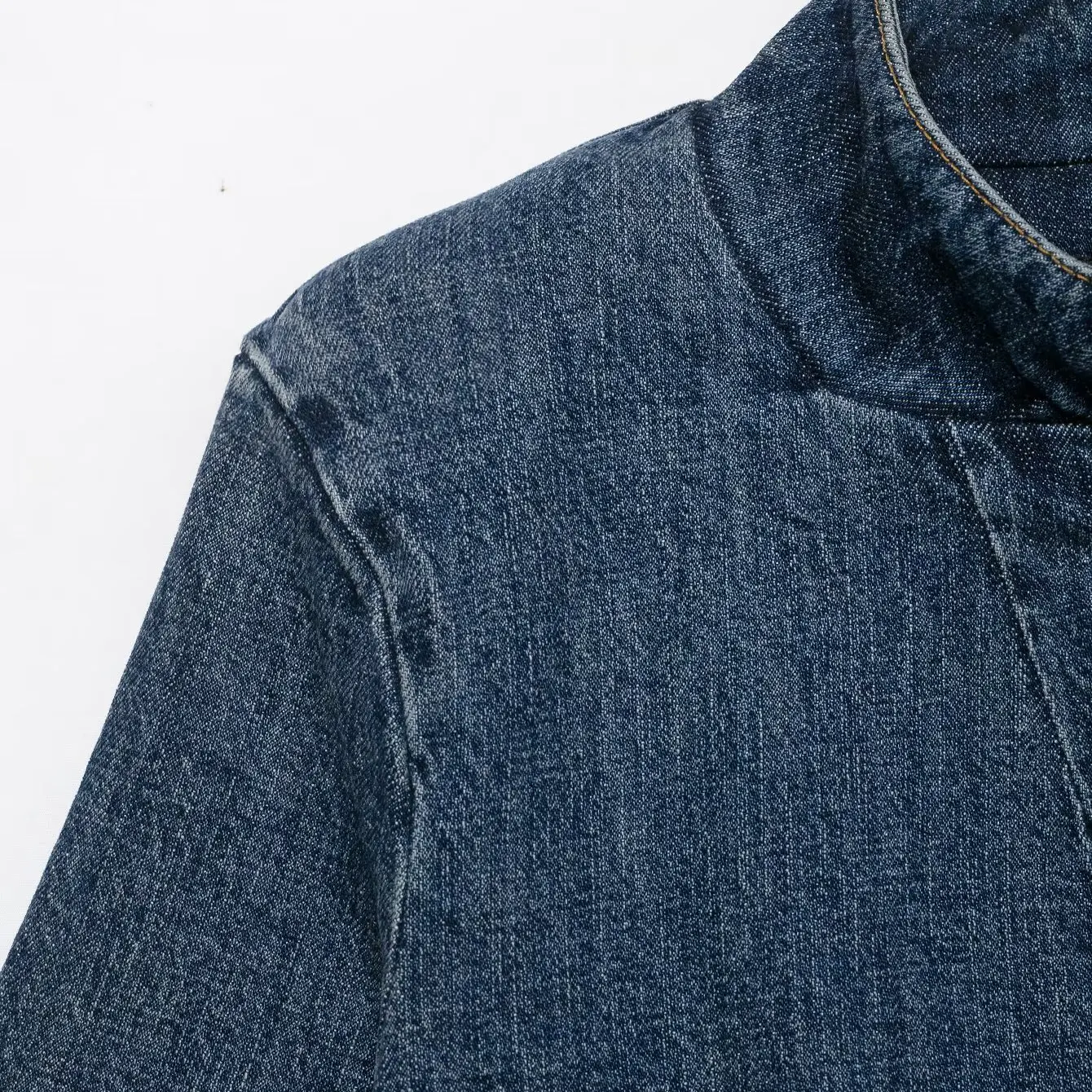 KASLEAD Slimming Fashionable Short Denim Jacket Women's Suit Outerwear Stylish Casual Polyester Fiber Button Closure