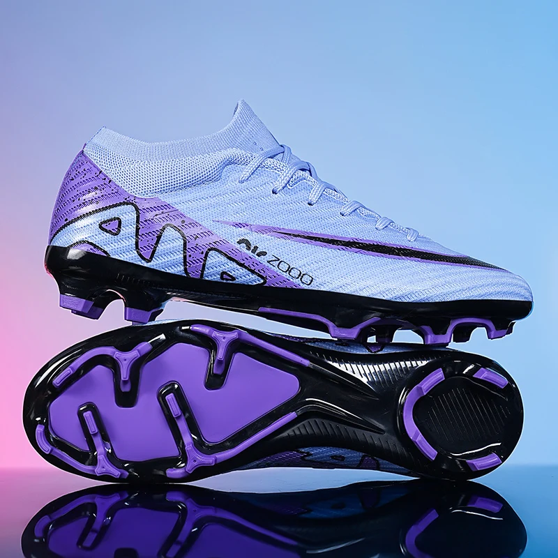 

Original TF/FG Men Soccer Shoes Society Cleats Tenis Ultralight Women Sneakers Studded Outdoor Non Slip Football Field Boots