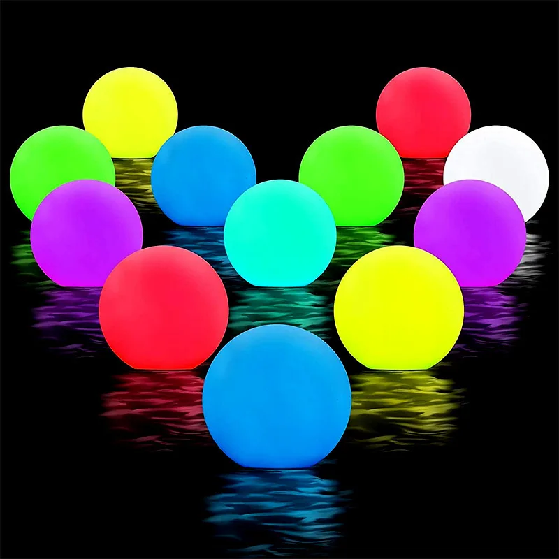 Solar LED Luminous Ball Lights Creative Lawn Lamp Decoration Colorful Outdoor Landscape Spherical Lamp Ball LED Decorative Lamps