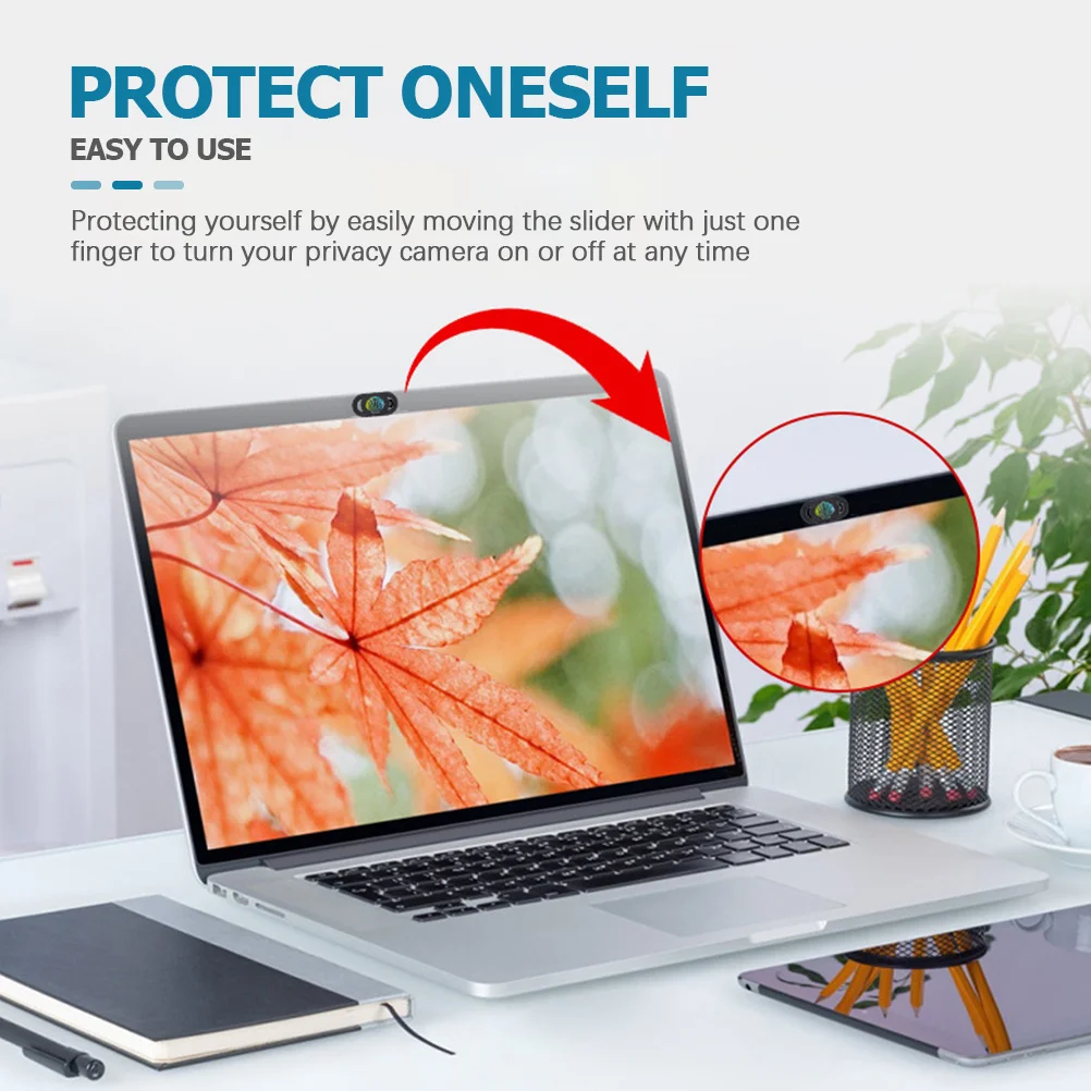 

3pcs Laptop Cover Slide Ultra Thin Privacy Protector for Webcam Self Adhesive Long Lasting