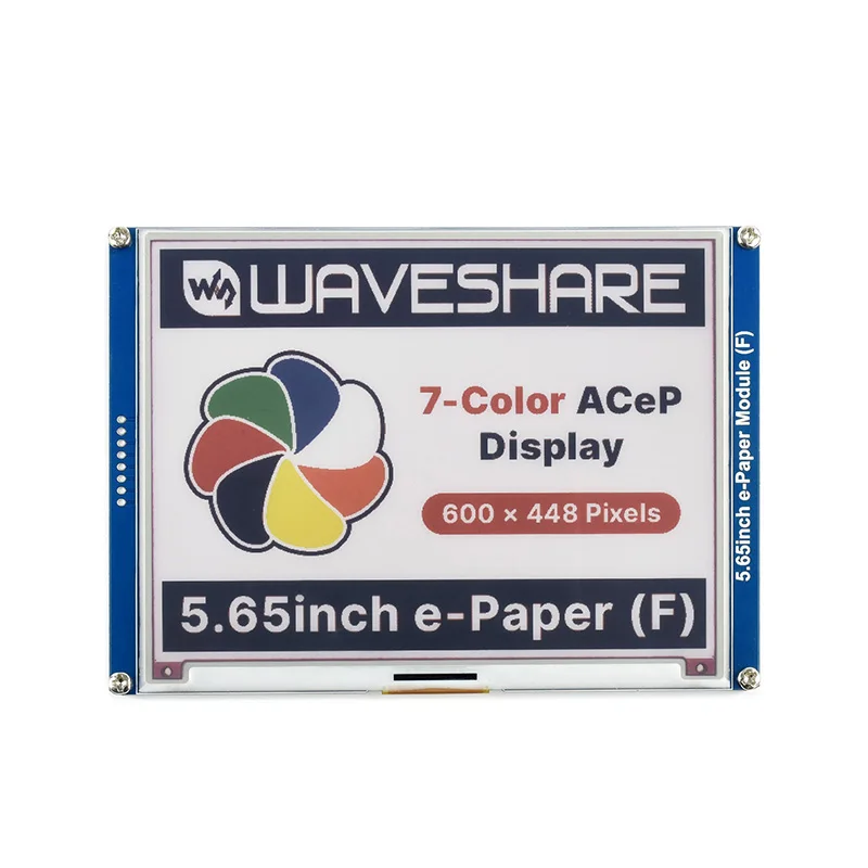 

5.65inch ACeP 7-Color E-Paper E-Ink Display Module 600×448 Pixels 5.65inch e-Paper Module (F)