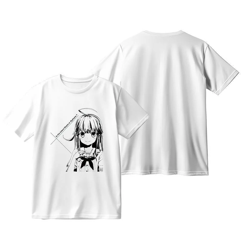 جديد أنيمي نوكيتاشي Watarai هينامي هوتوري ميساكي تي شيرت هدية أنيمي قميص الرجال النساء للجنسين قميص أنيمي الملابس