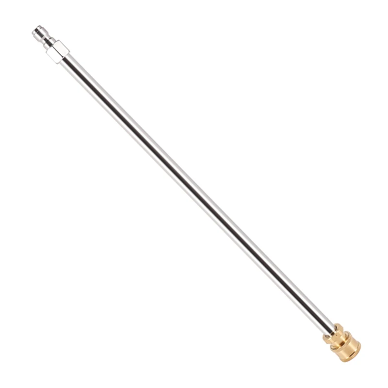 

Pressure Washer Extension Rod 17-Inch Stainless Steel 1/4 Inch Quick-Connect Electric Washer Nozzle