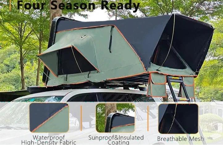 Factory Direct 2026 Waterproof for Portable Car Back Camping Shelter for Outdoor Adventures Hatchback Shelter Rooftop Tent