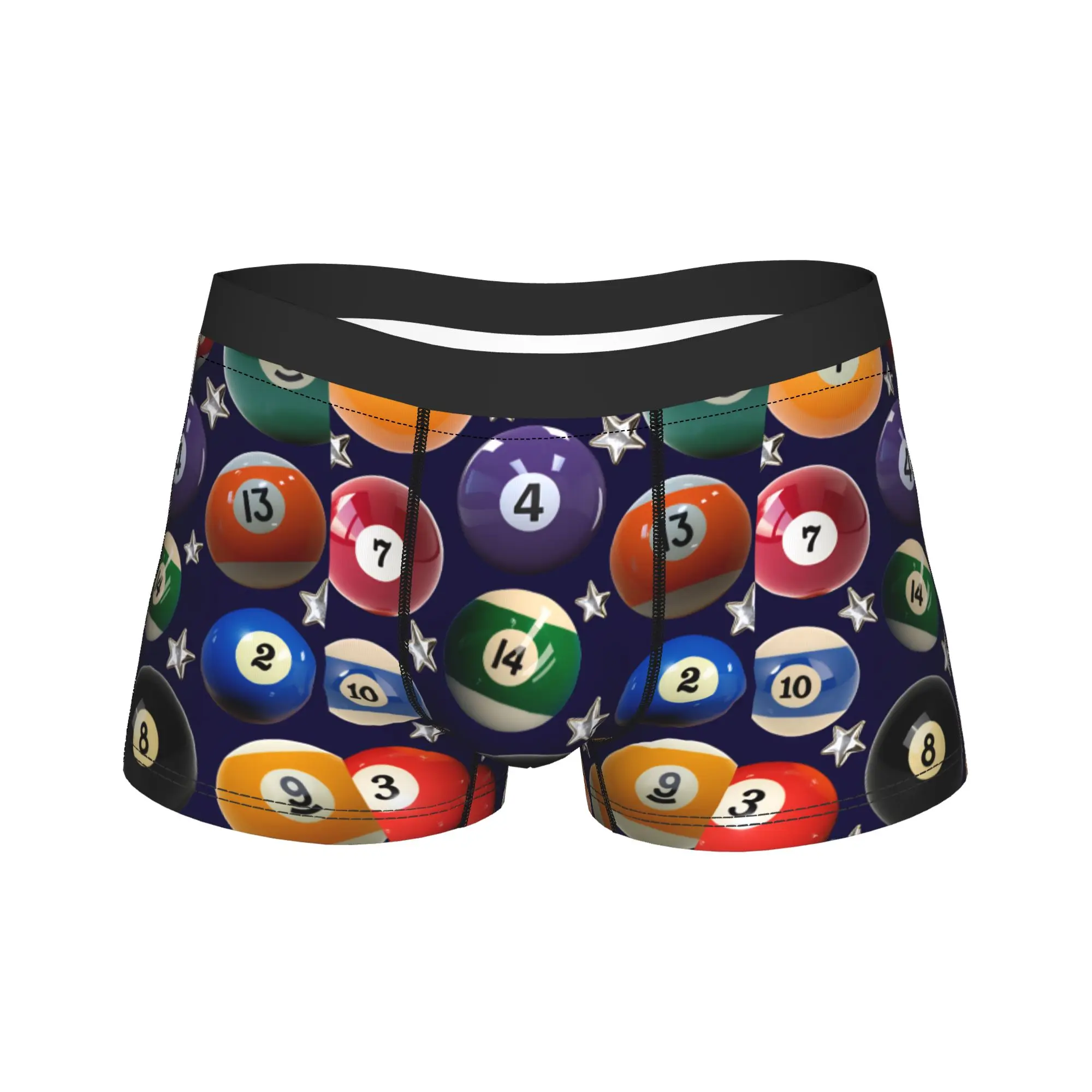 Bingo Balls Underwear  Design Boxer Shorts Hot Sale Men's Panties Breathable Boxer Brief Birthday Gift