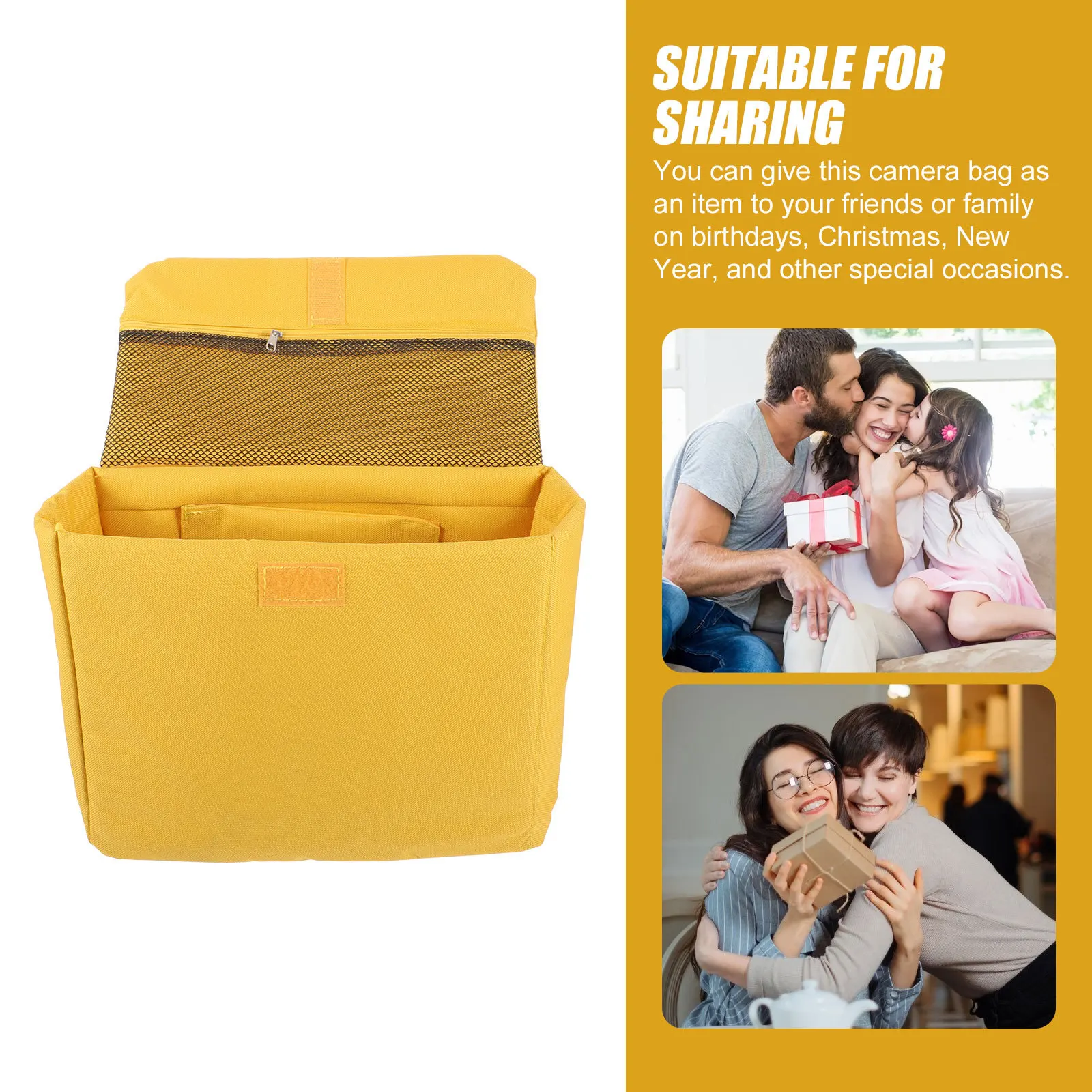 

Camera Inner Case Bag Padded Protective Storage For Small Camera Portable Lightweight Dustproof Shockproof Compatible With