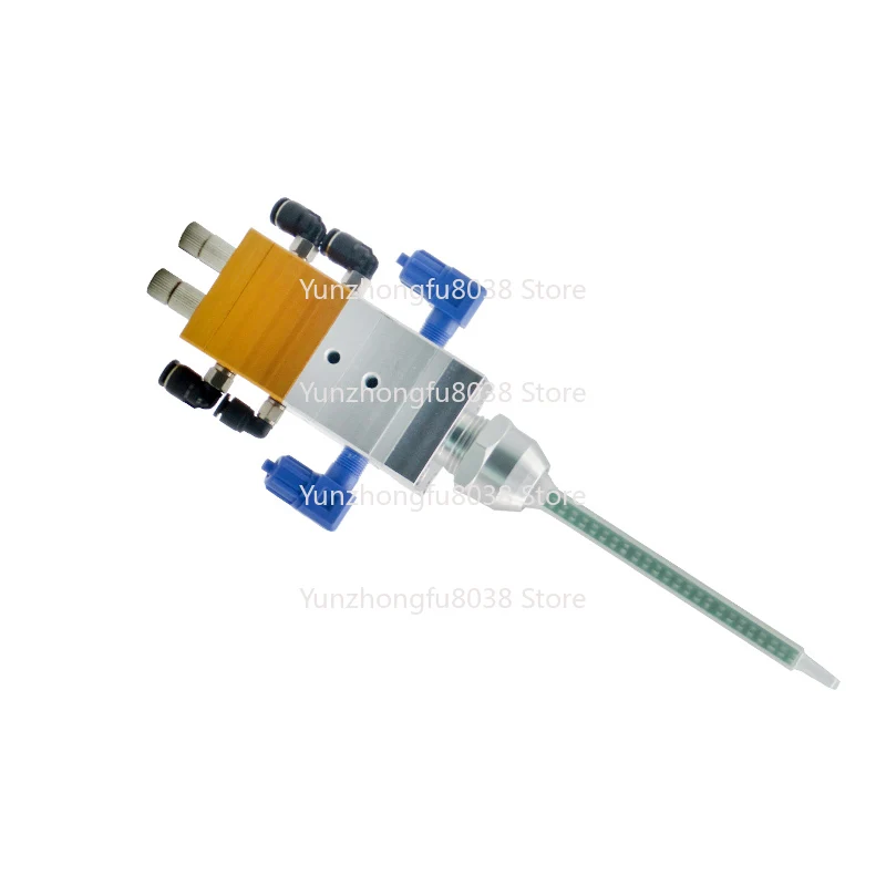 Double Acting Double Cylinder Round Mouth Solid Silicon Pvc Pneumatic Distributor Valve