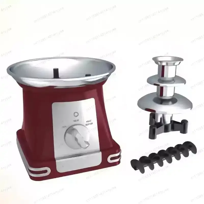 3-Tier Chocolate Fountain Machine - Commercial & Home Use， 110V/220V Dual Voltage， Stainless Steel (In Stock)